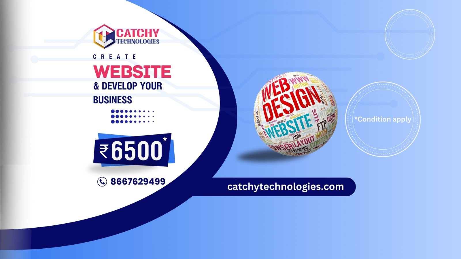 GET Your Business Website Starts @6500/- Only